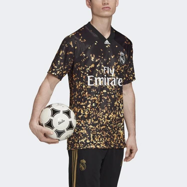 adidas Soccer Jerseys Men's Black Moderate Straight Fit EJ5563