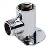 30cm Stainless Steel Shower A-rm & 5.5x6.5cm Bottom Hose Wall Mounted Accessory