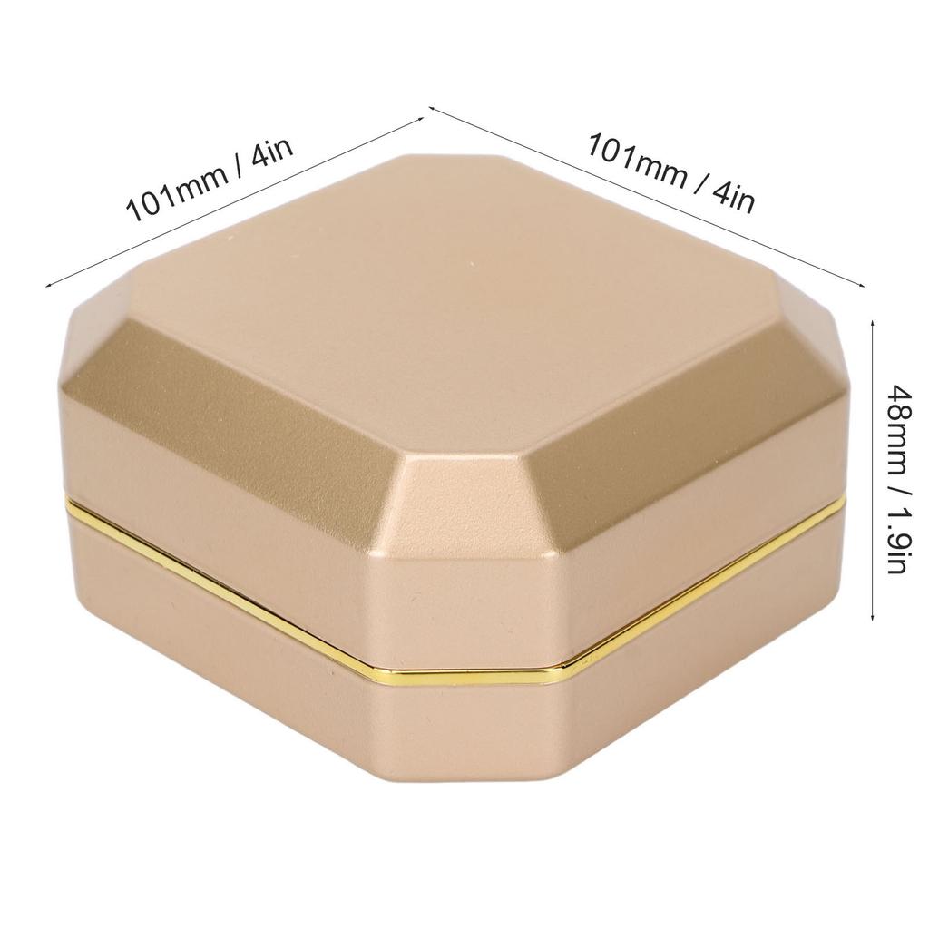 LED Bracelet Storage Box Portable Elegant Jewelry Bracelet Display Case   for Wedding Proposal