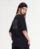 Leijibi Signature Graffiti Oversized Short Sleeve Functional Gym Wear Fitness Running Workout Wear Short Sleeve W (3 Colors)