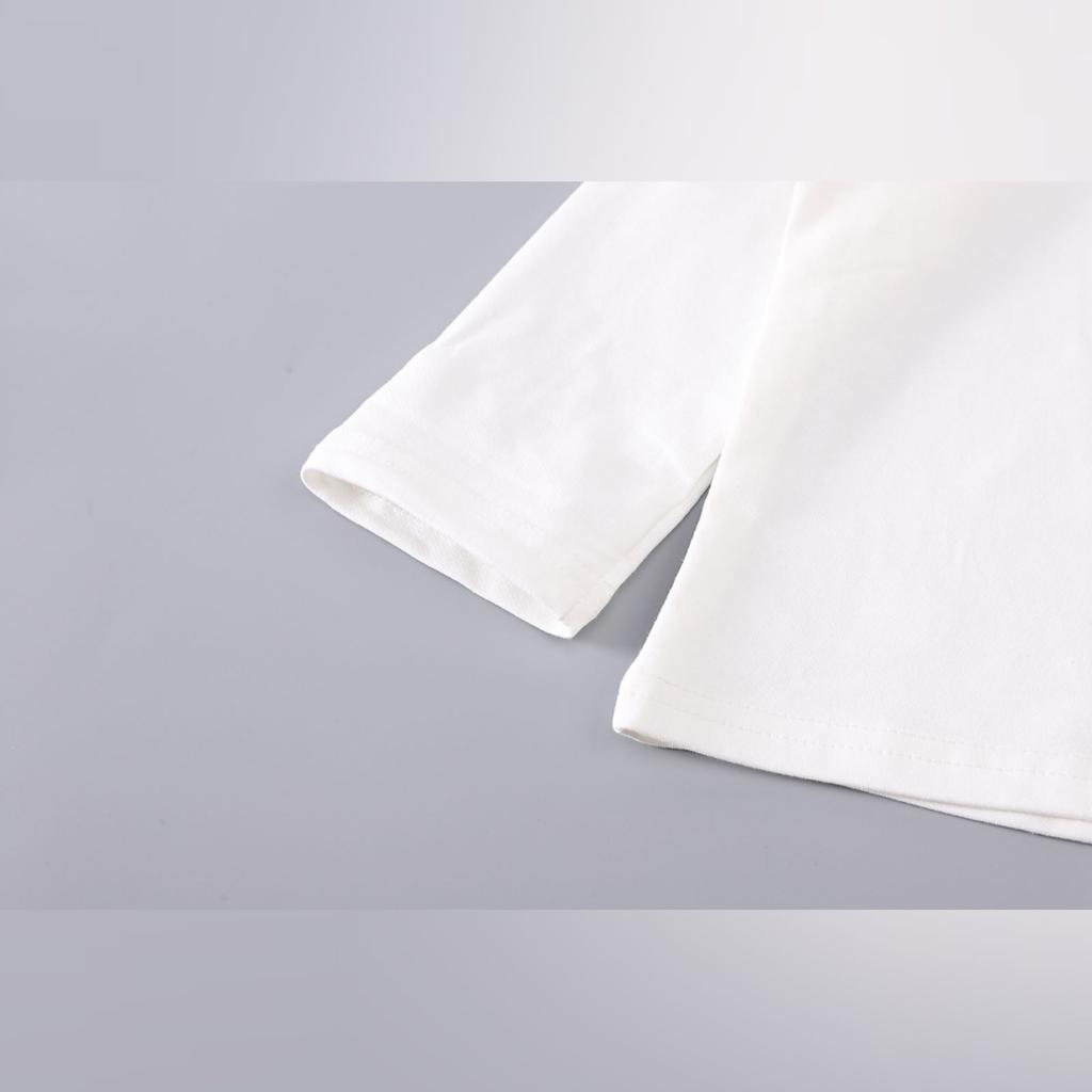 Uformelt langermet sett for barn, komfortable hverdagsantrekk