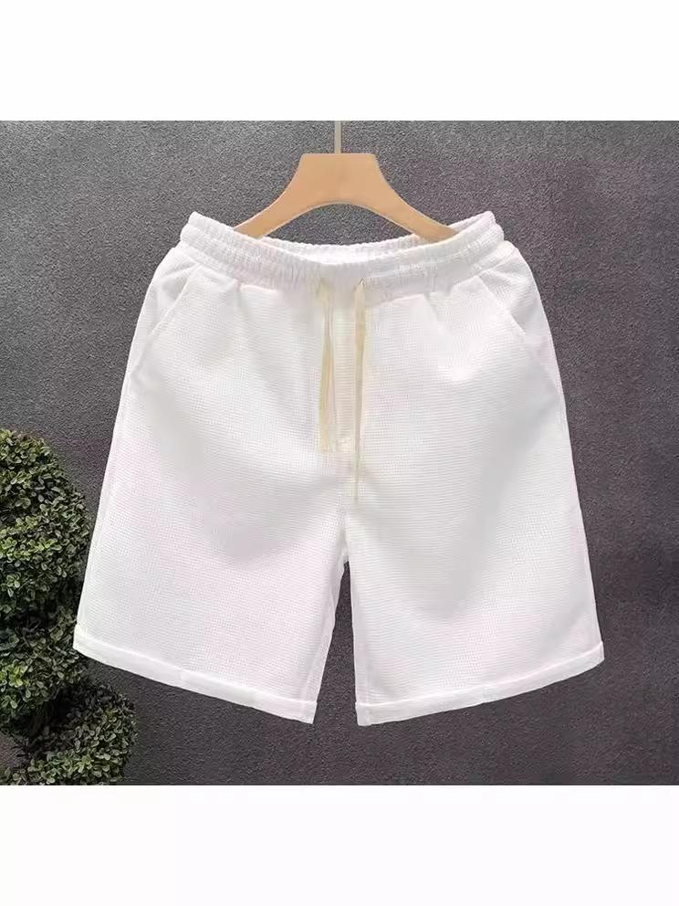 2024 Men's Solid Color Casual Summer Five-Point Shorts - New Versatile Sportswear