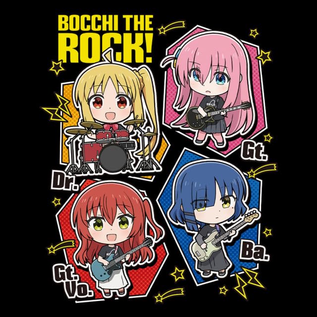 Bocchi the Rock! T-shirt D [Band T-shirt Ver.] L size