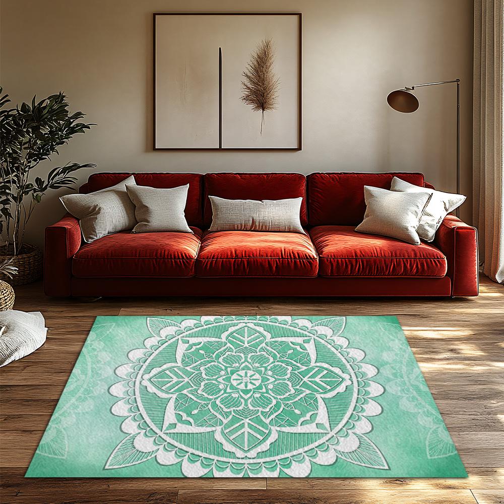 Boho Area Rug Vintage Persian Carpet Non Slip Floor Mat Home Decor Living Room Bedroom Runner Rugs Modern Abstract Pattern Rug