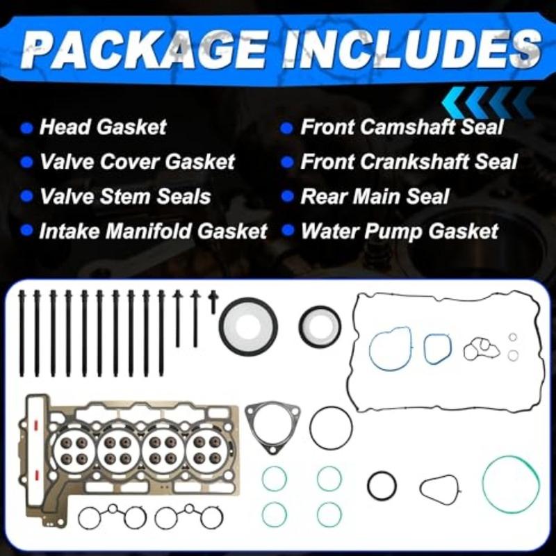 1.6 Full Gasket Set Head Bolts HS.90mm Thick Fit for Mini Cooper 1.6L 2008-2010 DOHC 16V HS26458PT ES72451