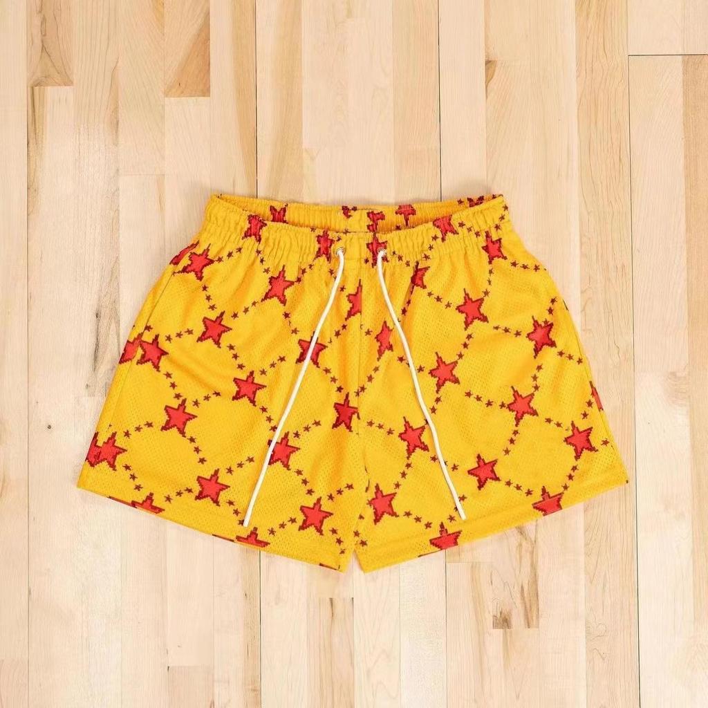 Pantaloni Scurți Unisex din Plasă Respirabilă pentru Baschet și Plajă – Pantaloni Scurți Casual Trendy pentru Fitness pentru Bărbați și Femei