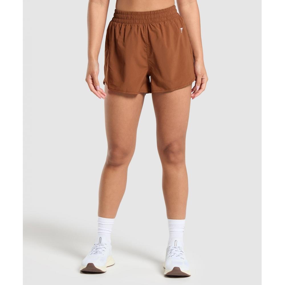 

Gymshark Contour Shorts Copper Brown B8a9w Nccy XS