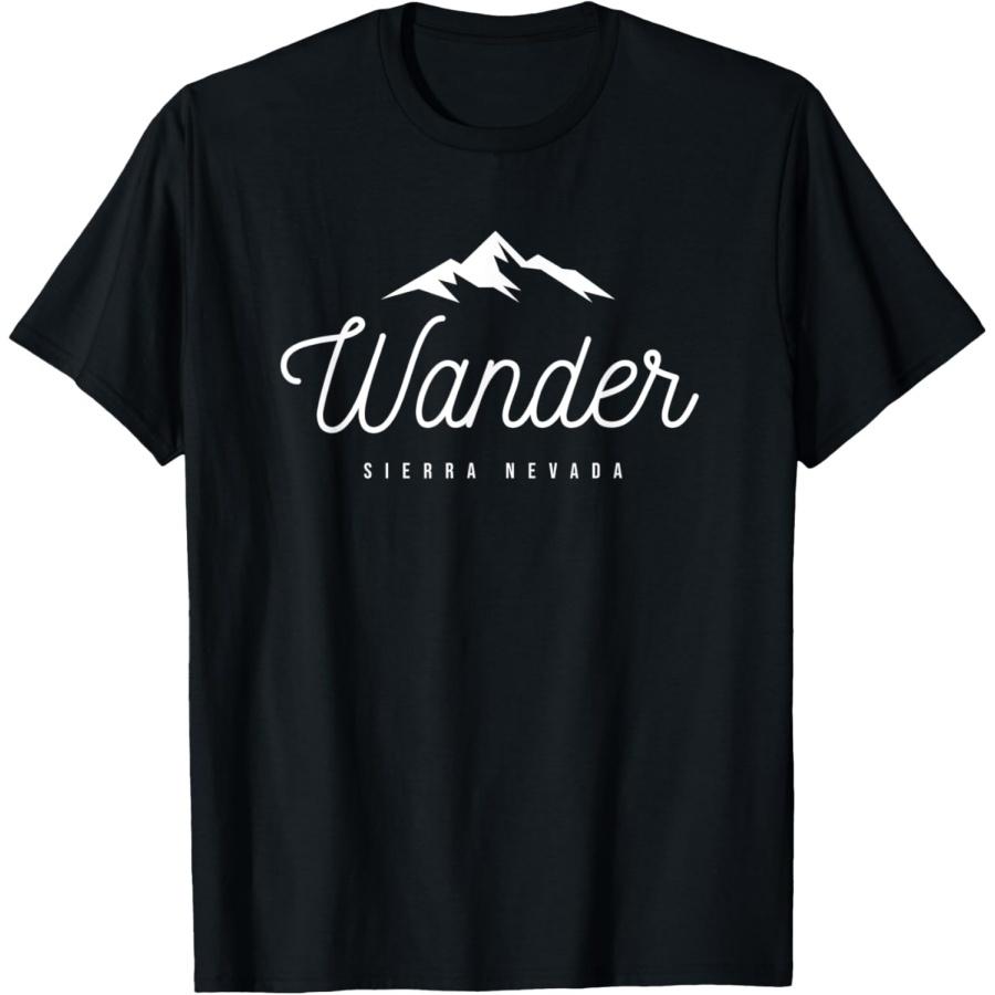 Wander Sierra Nevada Mountains T-Shirt XXXXXL чёрный