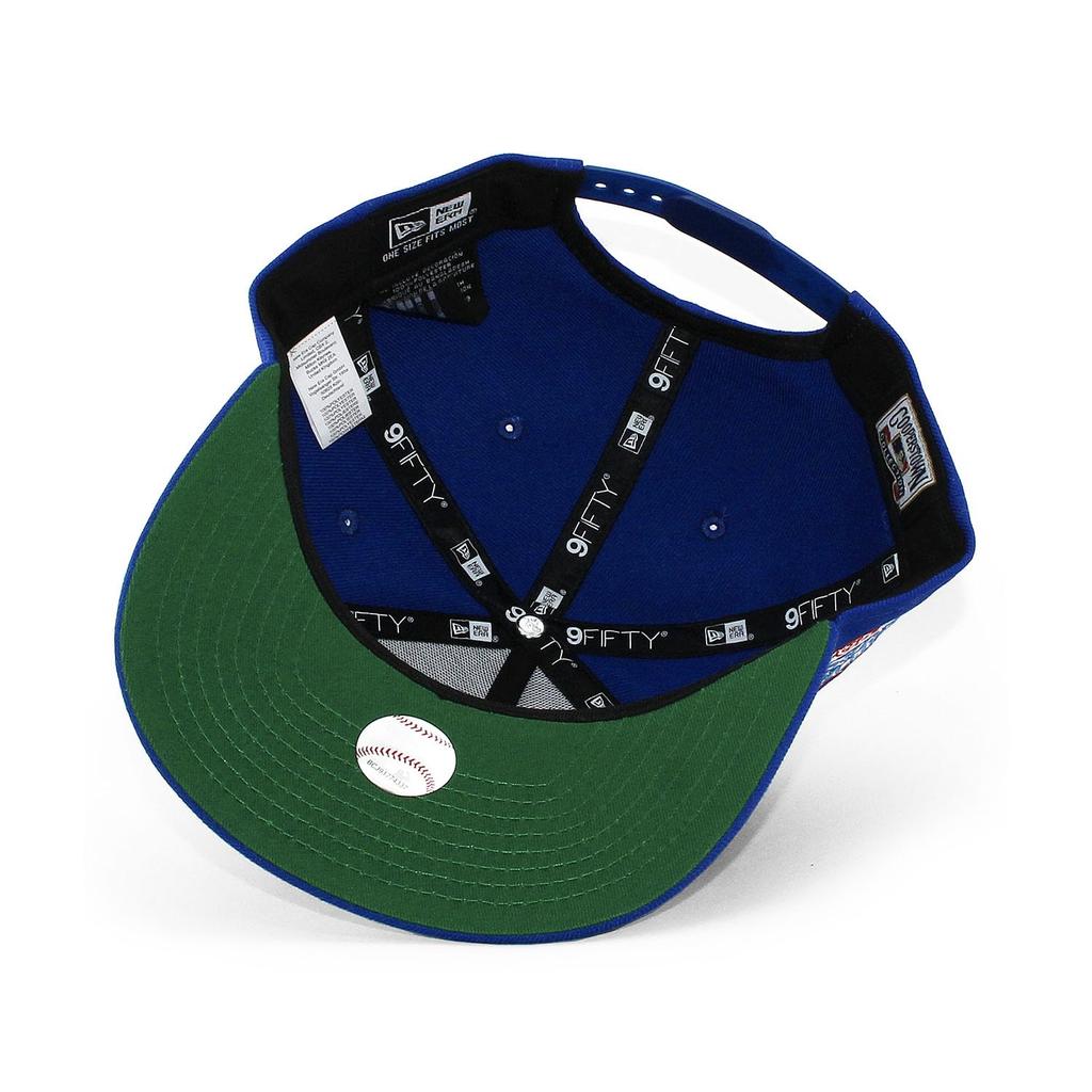 EU Exclusive New Era Cap 9FIFTY Snapback Los Angeles Dodgers MLB 1981 WORLD SERIES GREEN BRIM A-FRAME SNAPBACK CAP LOS ANGELES DODGERS Hat 950AF