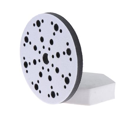 1 Stück 6 Zoll 150 mm 49-Loch Weichschwamm-Schnittstellenpad für Schleifpads Hakenschleifscheiben Schleifer-Stützpads Puffer