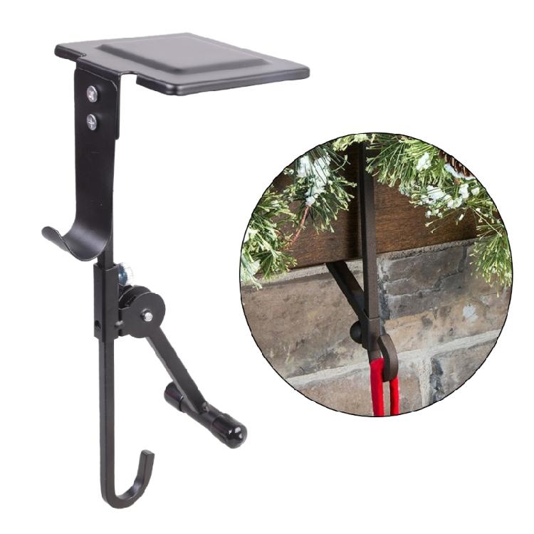 Strong Stylish Fireplaces Stocking Holders Home Accessory for Christmas Mantels Decoration and Iron Garlands Clip