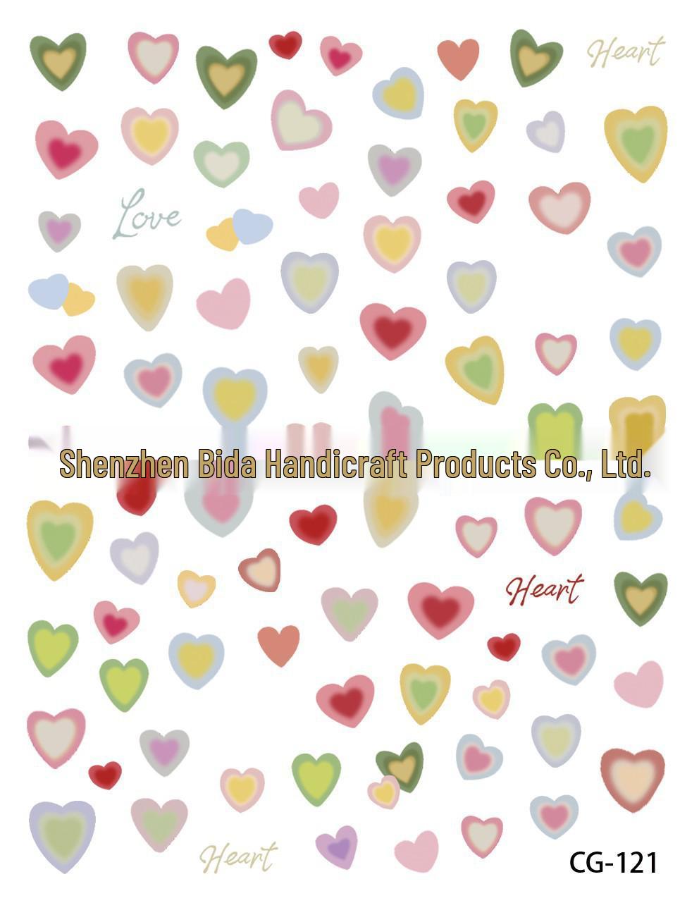

Kuromi 6D Embossed Christmas Nail Art Stickers - Kitty Star & Fruit Decorations