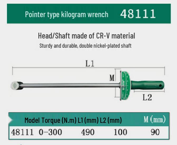 Starrett SATA 48111 Torque Wrench Default Items