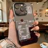 Coffee First Menu Hard Phone Case for Iphone 16 15 14 13 12 11 Pro Max Mini Shockproof Anti-Scratch Protective Cover