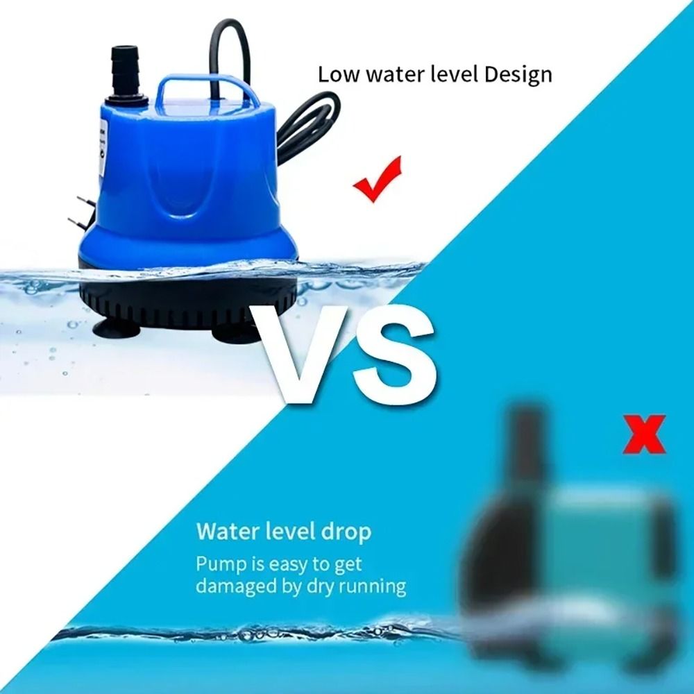 1 szt. 5W-40W Pompa zanurzeniowa AC220V Pompa filtrująca wodę Fontanna Kaskada Akwarium