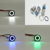 Waterproof 19mm 12v Car Dash Metal Momentary Engine Push Button Led