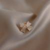 Mini Full of Rhinestone Bowknot Brooch Lovely Crystal Pin Buckle For Women Clothing Accessories