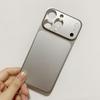 AG Matte Ultra Thin Metal Backplate Phone Case For 16 15 14 13 Pro Max Glossy Sticker Instantly Turn 17 Cover