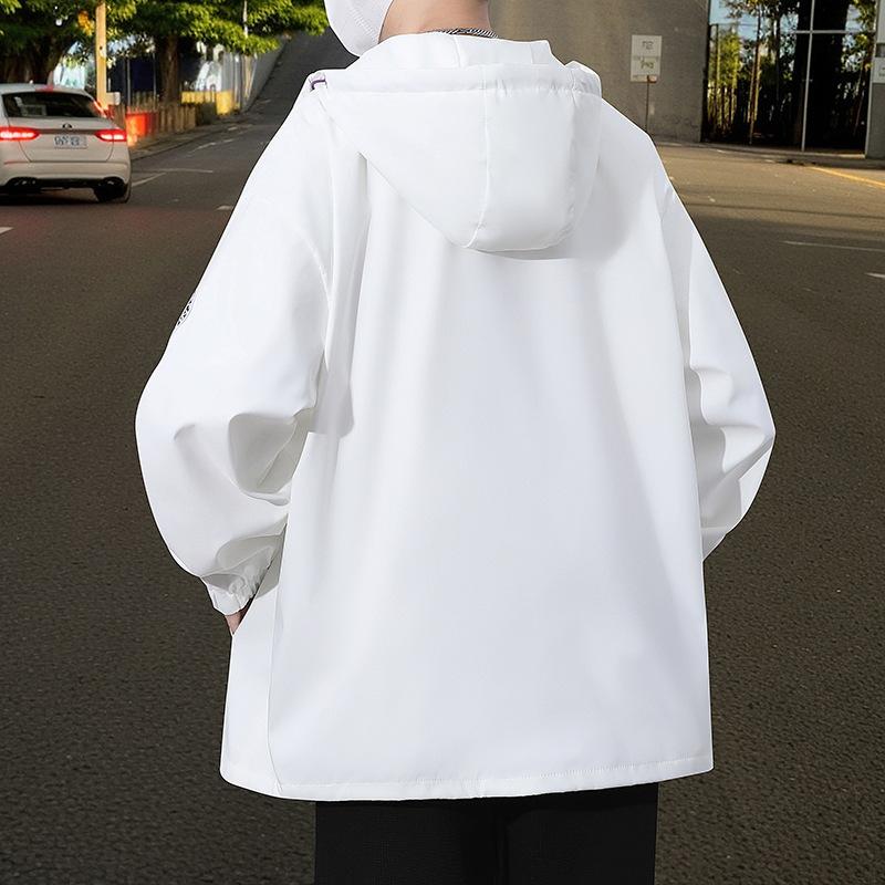 Loose New Jacket Men's Stand-up Collar Spring and Autumn Jacket Fashionable Trendy Men's Casual Coat