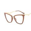 Vintage Cat Eye Glasses Frame For Women Brand Designer Fashion Retro Cateye Eyeglasses Eyewear With Pouch&Cloth Female