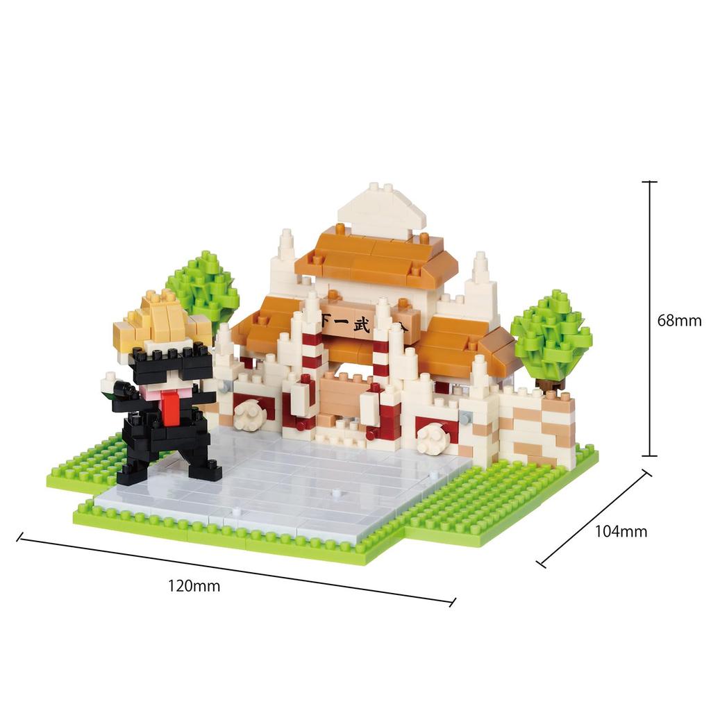 Kawada Nano Block Dragon Ball Z Tenkaichi Budokai Venue NBH246 4.5 X 14 X 14cm 12 Years Old and Up Interior Hobby NBH246