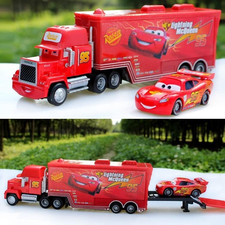 Disney Pixar Car No.95 Mack Racer's Truck Mcqueen 155 Model Kid Toys High-quality Craftsmanship