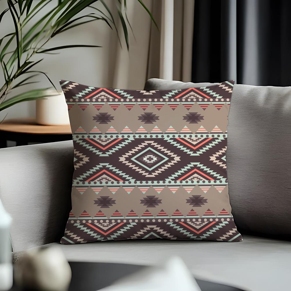 Viral FFfabric Patternied Cushion Cover Antidustmite Pillowcase Invisible Zipper Silky Short Plush Sofa Cushion Cover