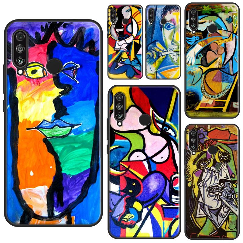 Picasso Abstract Art Painting For Huawei Nova 10 9 SE 12i 11i 8i 12s Y90 Y60 Y70 Y72 Y61 Y91 P20 P30 P40 Lite P60 Pro Case