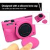 Easy Hood Camera Case for Canon Powershot G7 X Mark III Digital Soft Silicone Protective Cover with Removable Lens Cover for Canon G7XII G7X Mark II