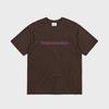 ThIs Is Never ThaT T Logo Tee Dark chocolaTe