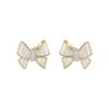 S925 Silver Needle Korean High-end Butterfly Knot Earrings, Female Niche Design, Light Luxury Earrings, New Earrings