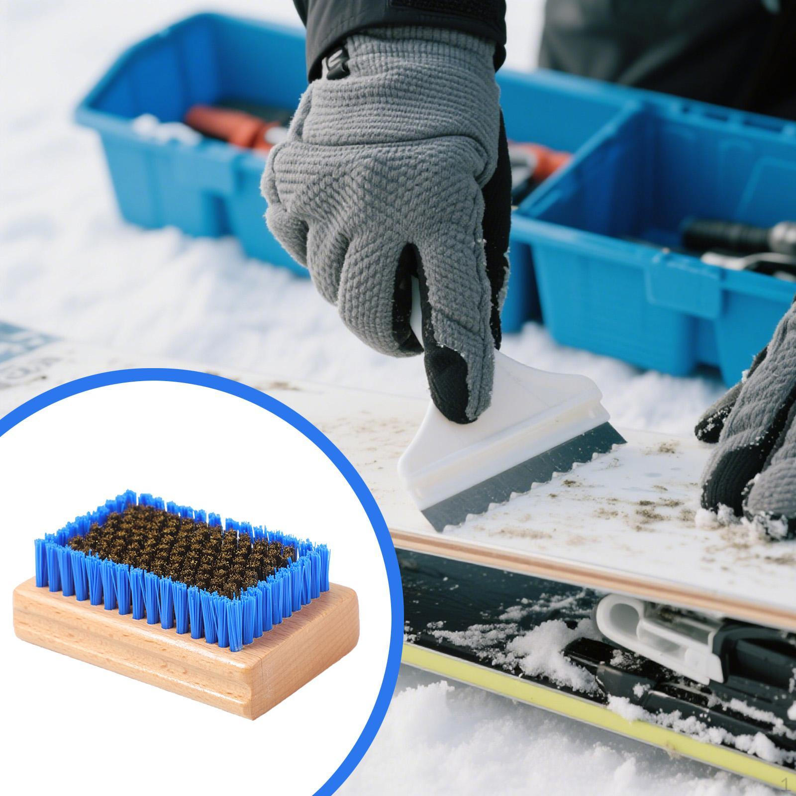 

Snowboard Brush Remover Cleaning Tool Skiing Board for Traveling Practice