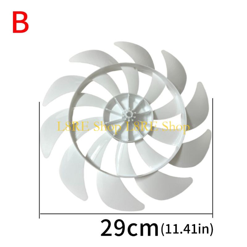 L8RE 10/12 Zoll Kunststoffventilator Universeller Haushalts-Standventilator Tischersatz Elektrischer Ventilatorteil Allgemeiner Ventilator