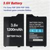 Аккумулятор Psp-S110 3.6V для Sony PSP Psp3000 Psp2000 2000 3000 3001 3004 Игровой консоли Перезаряжаемые литиевые батареи Замена