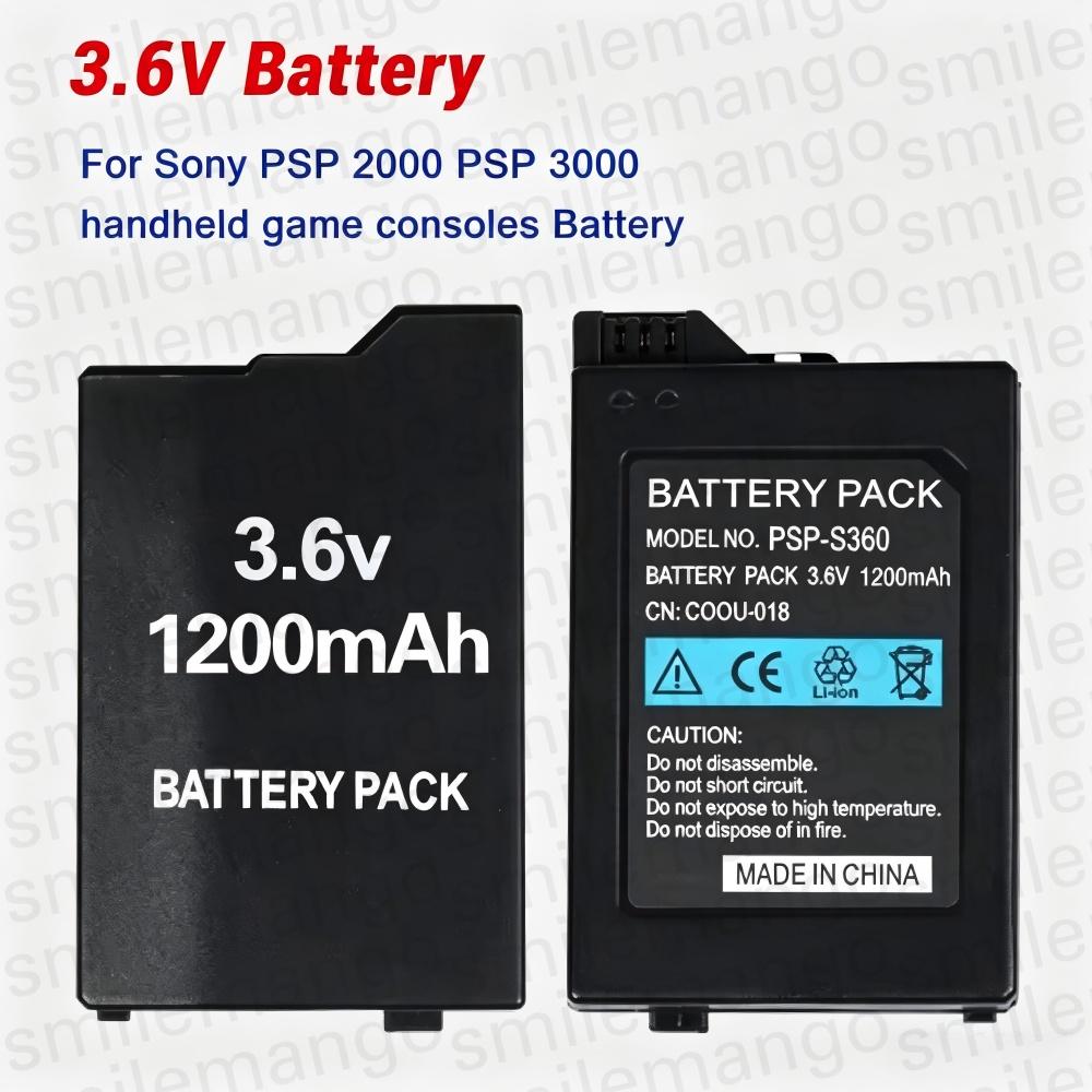 Аккумулятор Psp-S110 3.6V для Sony PSP Psp3000 Psp2000 2000 3000 3001 3004 Игровой консоли Перезаряжаемые литиевые батареи Замена