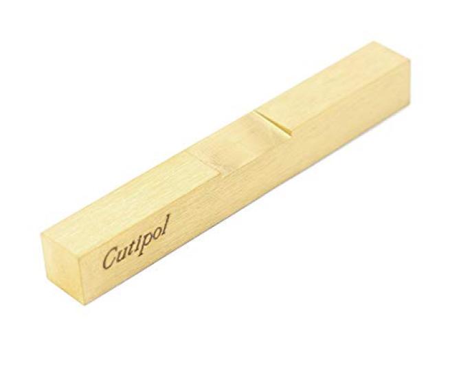 Cutipol GOA Brown Gold Chopsticks and Chopstick Rest Set G029BGB