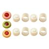 Detachable Plastic Mooncakes Press Molds, Double-Ended Pastry Shaper with Reversible Edges for Cookie, Candy, Mousse Dessert, and Pastries