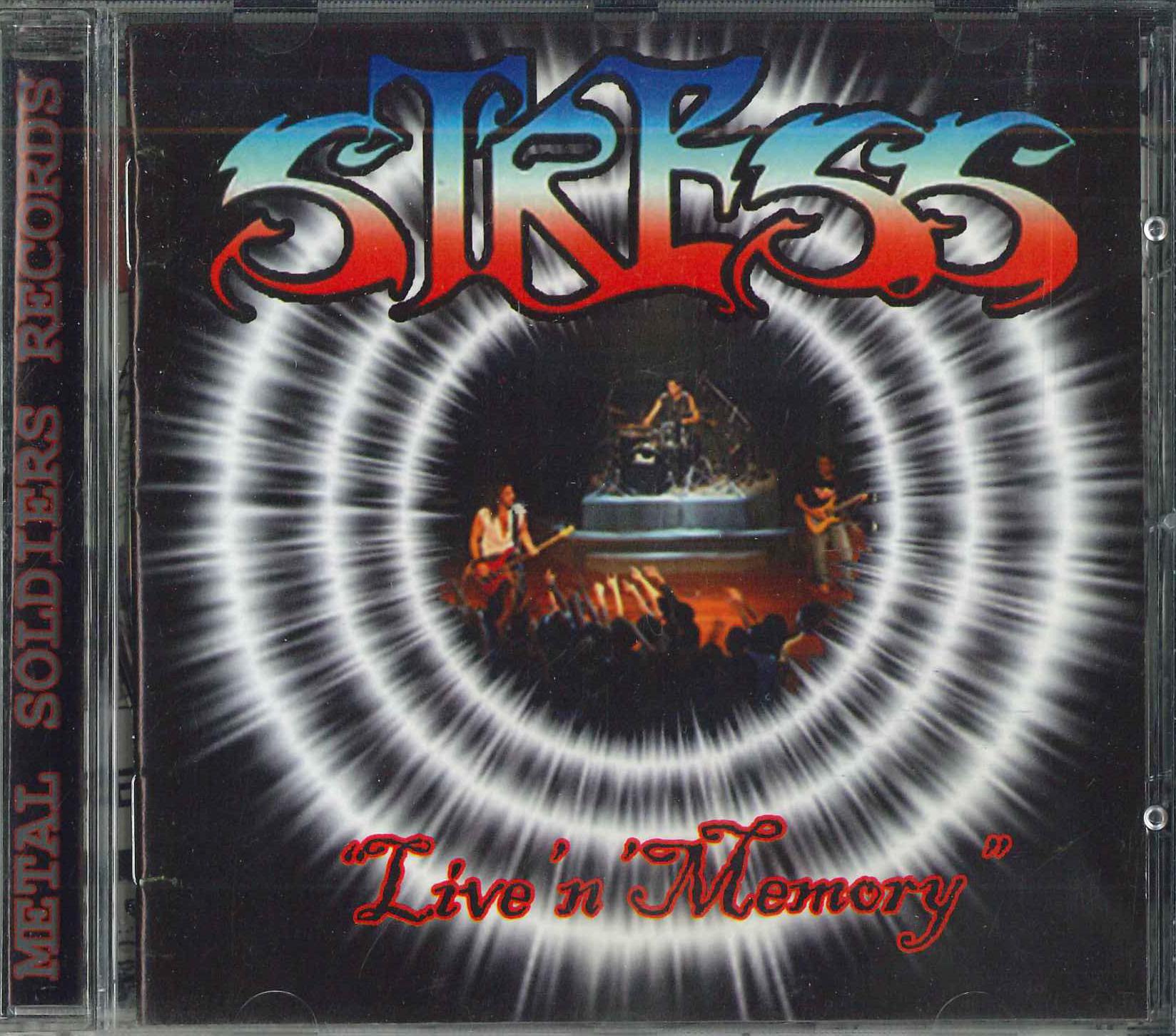 

CD STRESS Livenmemory MSR001 METAL SOLDIERS 2009 Portugal Rock Used