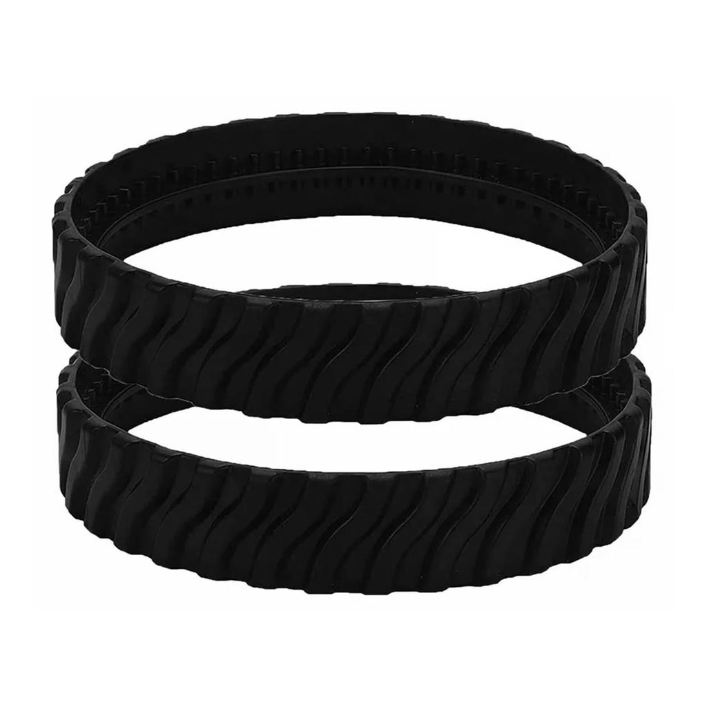 2pcs Tracks Tyres Swimming Pool Cleaner Wheel Replace Equipment For Zodiac MX8 MX6 Baracuda R0526100 Cleaning Robot Black