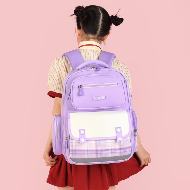 Lightweight Spine-Protection Backpack for Girls, Grades 1-4