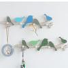 Creative Wooden Bird Coat Hook Wall Mount Shelf Hanging Entrance Coat Rack Home Decorative Holder