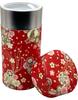 JapanNoguchi Kumataro Tea Garden Tea Canister Yuzen Washi Paper Cherry Blossoms