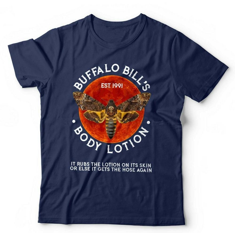 Buffalo Body Lotion Tshirt Unisex Silence Horror Lambs Hannibal S