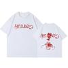 Unisex Rapper Lil Peep Crybaby Hellboy T-skjorte Vintage Hip Hop T-skjorte Dameklær Mote Kortermet T-skjorter Topper