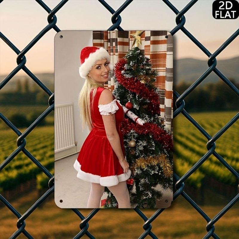 Pin-Up Girl Blechschilder, Garage Werkstatt Metalldekor 20x30cm