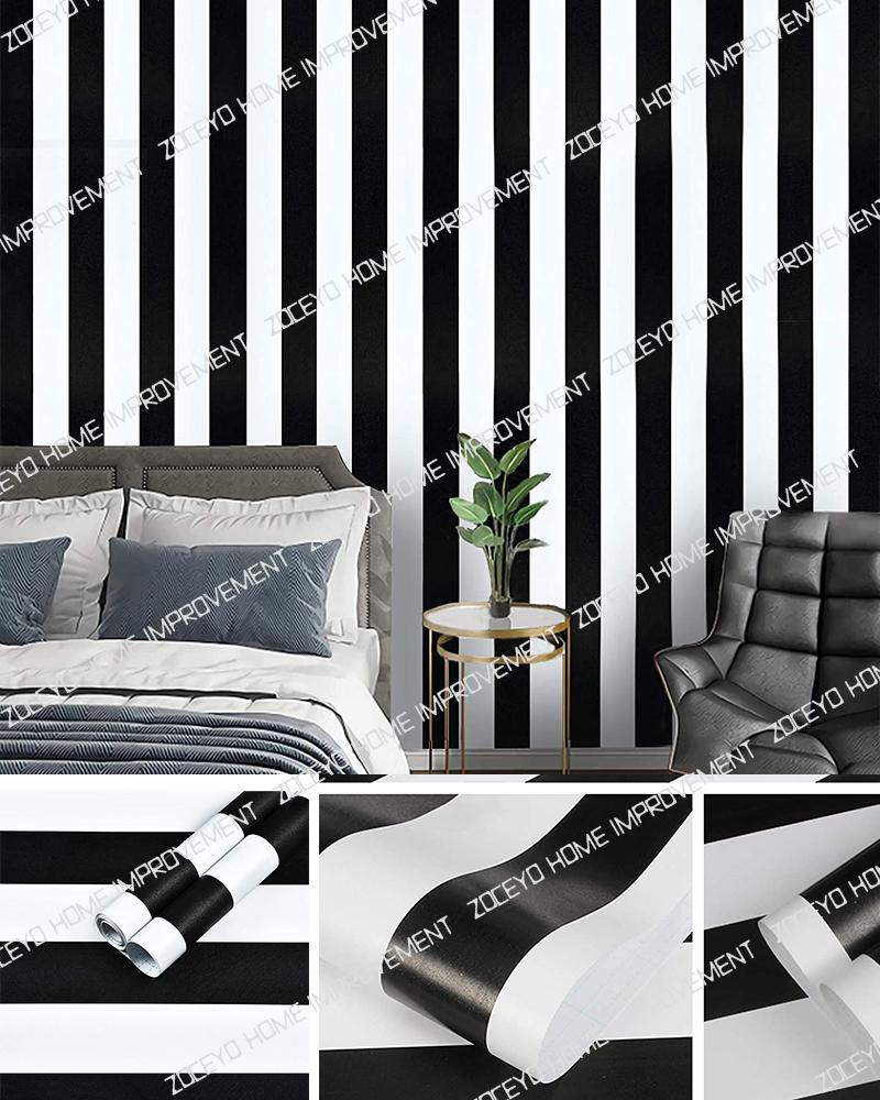 Vinyl Contact Paper Wood Wallpaper Stick and Peel Removable Self Adhesive Wall Paper for Living Room Bedroom Kitchen Width 45cm