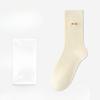 Female Autumn Fashion New Pin Bow Sweat Absorbing Anti Bacterial Tube Cotton Socks