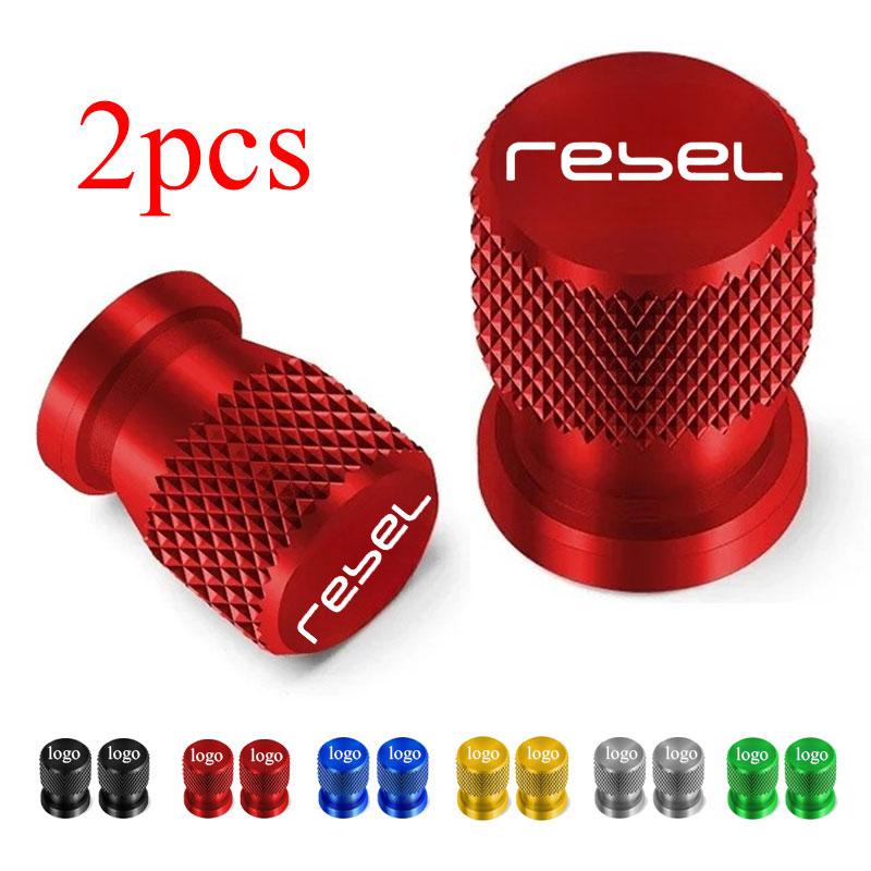 For Honda Rebel 300 Rebel 500 CMX Rebel300 Rebel500 Rebel1100 Motorcycle Tire Valve Air Port Stem Cap Cover Plug CNC Aluminum BF7