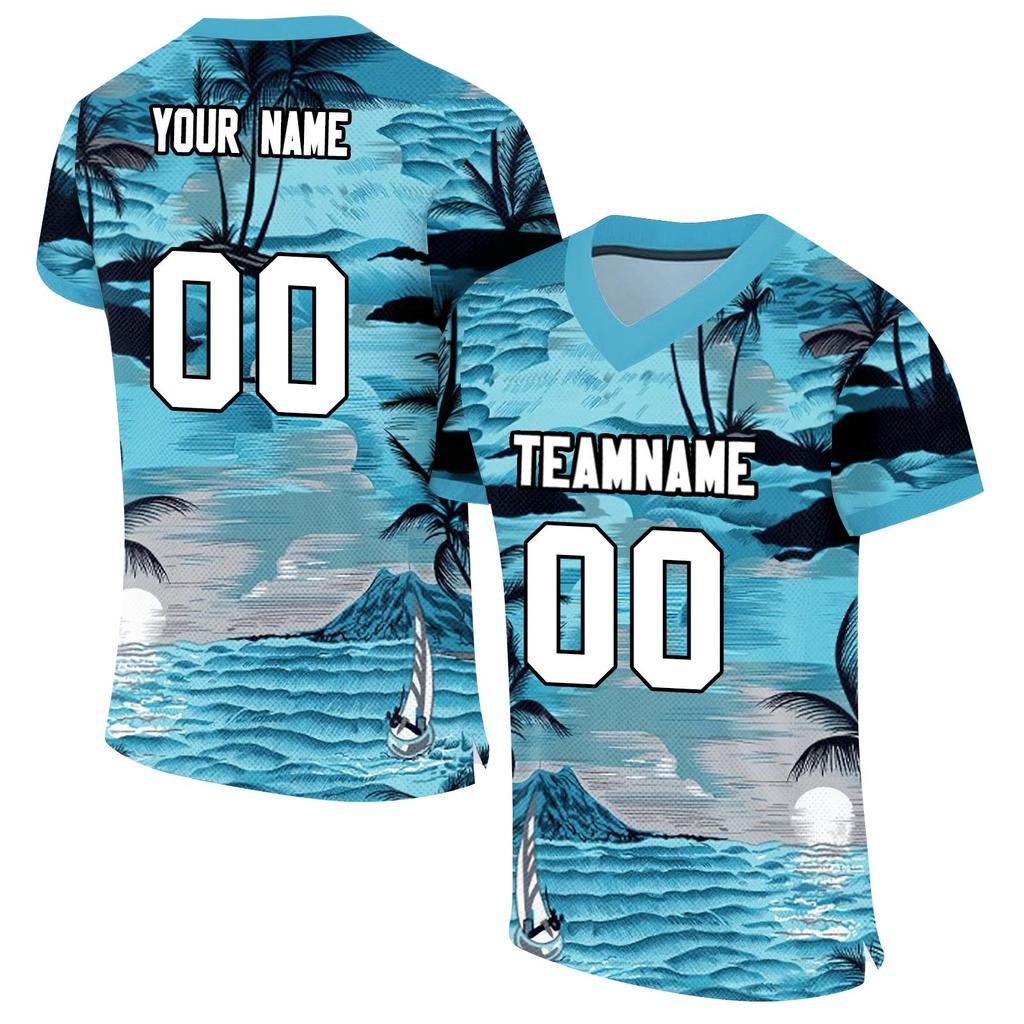 Custom Football Jerseys Personalized Printed Team Name & Number Sports Uniform For Men Women Youth