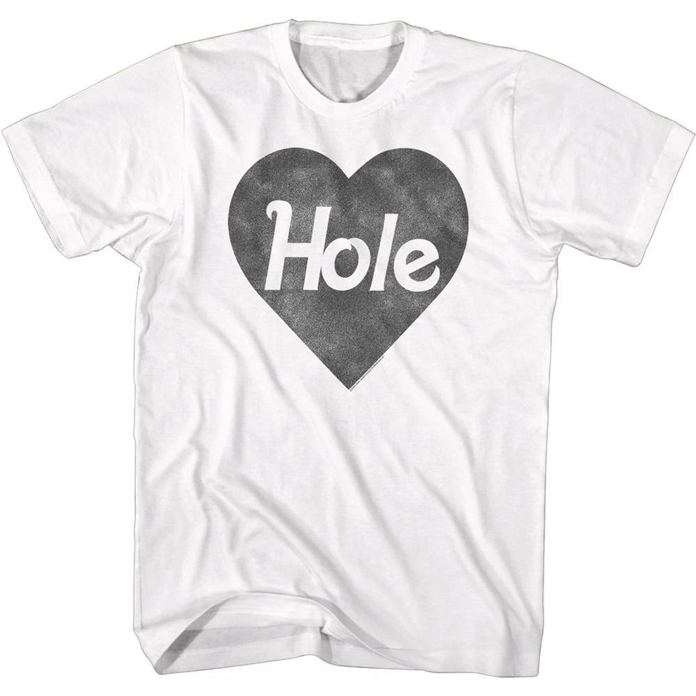 Hole Blk Heart Logo Tshirt S